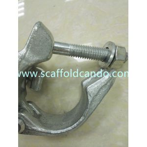 Strongest scaffolding galvanized Q235 drop forged double clamp coupler with