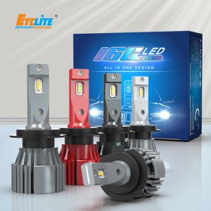 I6C H7 12v 55w Led Headlight Bulb With 12000RPM Turbo Cool Fan