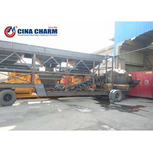 Mobile Concrete Mixing Station Quick And Easy Disassembly And Assembly