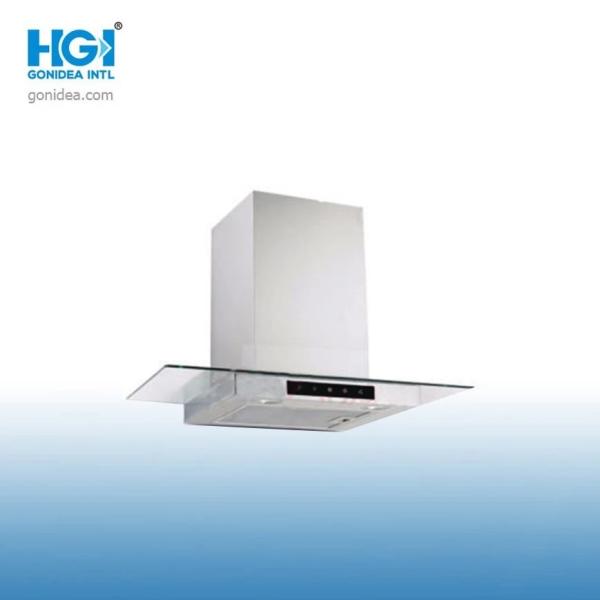 Buy Kitchen Appliances Glass Wall Mount Chimney-Style Range Hood Pyramidal at wholesale prices