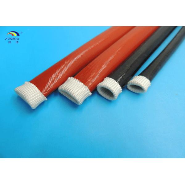 Buy Insulation Expandable Braided Sleeving High Temperature Fiberglass Sleeving Coated Silicone at wholesale prices