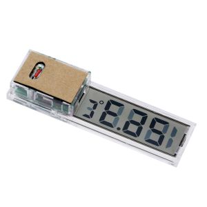 Mini Transparent Thermometer Digital LED Temperature Meter Thermometer for
