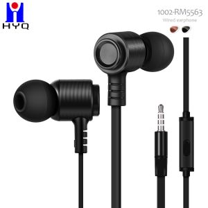 Black Gold 100db Metal Wired Earphones IPX3 Waterproof Wired Earbuds