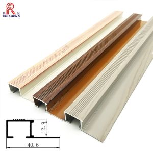 Extruded Aluminum Metal Stair Nosing Safety Stair Straight Angles
