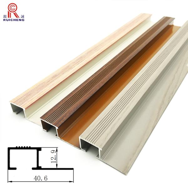 Buy Bullnose Aluminum Step Edge Trim Anodized Extruded Aluminum Stair Nosing at wholesale prices