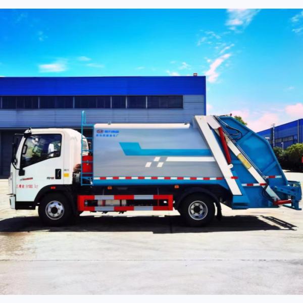 Buy 141hp 4x2 Compactor Garbage Truck For Sanitation Services at wholesale prices