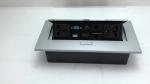 Multimedia conference desktop recessed mounted power socket with usb