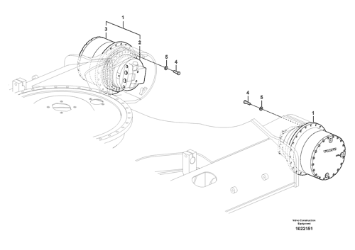 VOE14727995 VOE1472995 VOE14631200 For Volvo Excavator EC480D 480E 380E 480EHR Travel Assembly Final Drive Travel Motor