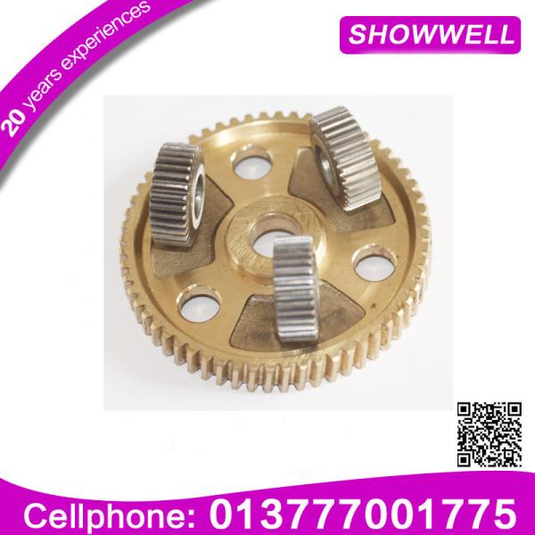 Buy Precision Small Stainless Steel Spur Gear, Metal Double Spur Gear for Machine Planetary/Transmission/Starter Gear at wholesale prices
