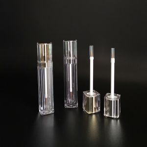 8ml Square Lip Gloss Tubes Empty Lipstick Containers 76*20mm