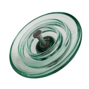 China 380mm 420mm 450mmGreen Glass Disc Power Pole Insulators on sale