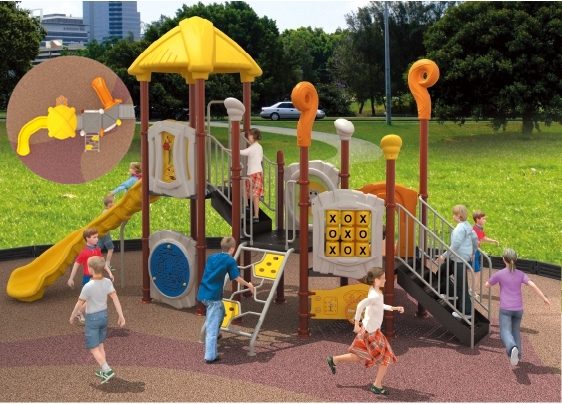 China Galvanized Steel Pipe Outdoor Playground Supplier QX-006B