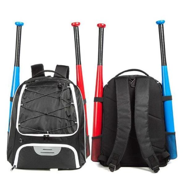 Buy Baseball Softball Bat Bag With Shoe Compartment And Fence Hook Hold Bat Helmet at wholesale prices