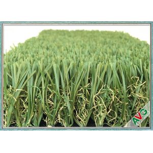 Soft / Comfortable Feeling Landscaping Artificial Grass 12800 Dtex Fireproof
