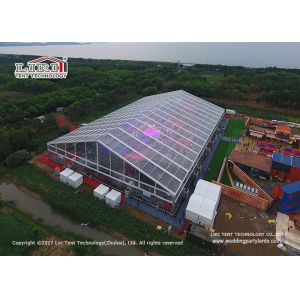China 50x100m Big Clear Outdoor Event Tents with Clear Roof Cover , Large Event Tents on sale