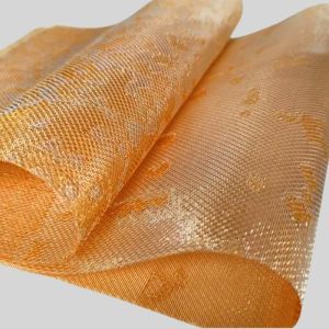 Glass Laminted Bronze Metal Textile Fabric 4000mm Max Width