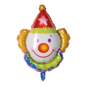 Quality Cartoon Theme Aluminum Foil Balloon Children'S Gifts Kid Toy Clown Balloons for sale