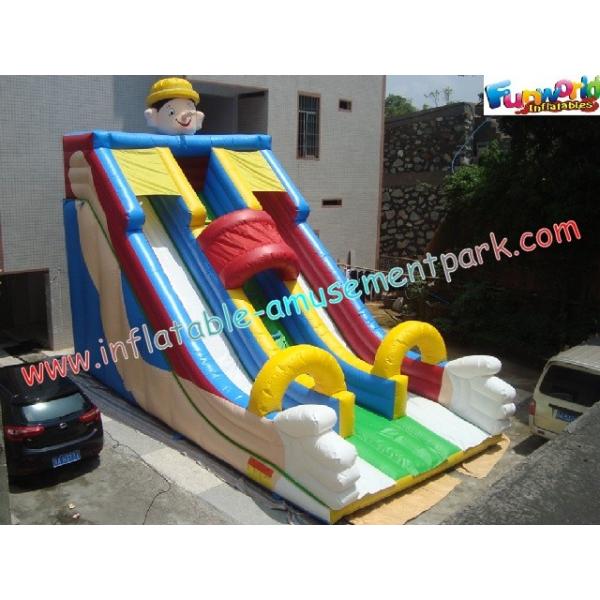 Professional Giant slide with durable PVC tarpaulin Commercial Inflatable Slide