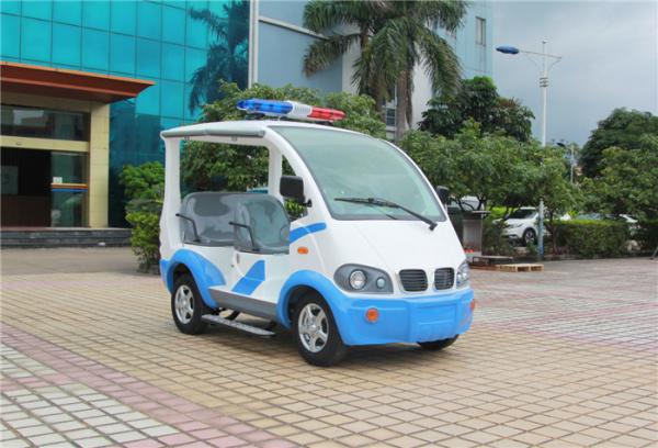 Buy Blue / White Electric Golf Car With Toplight Fiber Glass 4 Seats For Resort at wholesale prices