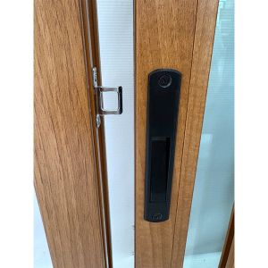 Wood Grain Foil UPVC Double Sliding Windows Custom European Style