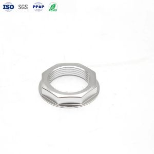 Custom CNC Aluminum Nuts M0.8-M12 with Anodizing ISO9001