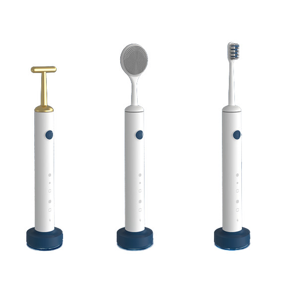 Buy 3 In 1 Facial Cleansing Sets Ultrasonic Electric Toothbrush at wholesale prices