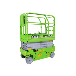 China Small 13ft Electric man Lift with load capacity 240kg for indoor maintenance on sale