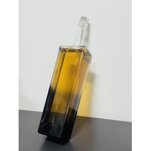 700ml Square Whiskey Glass Bottle -Customization, Super Flint Glass Bottle,