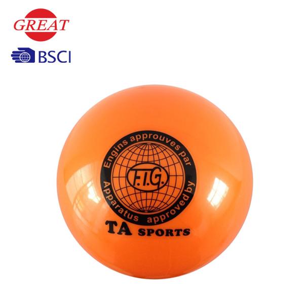 Buy 19cm Rhythmic Gymnastics Ball , Pearl Effect Surface Gym Ball Sample Avilable at wholesale prices