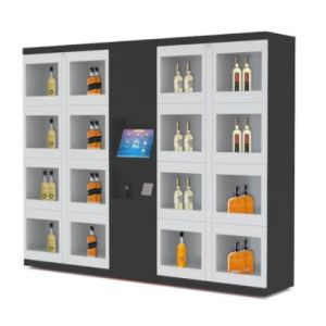 Modern Designed Steel Vending Lockers , Waterproof White Automation Locker