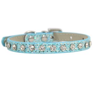 Necklace Crystal Diamond Elastic Xs Kitten Collar Pendant For Puppy Kitten