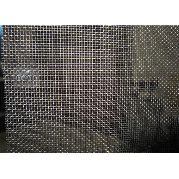 Chemical Industry Stainless Steel Insect Screen / Diamond Wire Mesh Square Opening