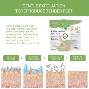 Exfoliating And Moisturizing Aloe Vera Foot Mask For Rejuvenating