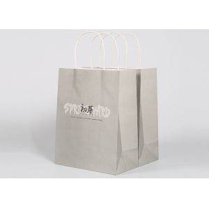 Matt Printed Custom Logo Sturdy Gift Packing Bags Recyclable With Customized
