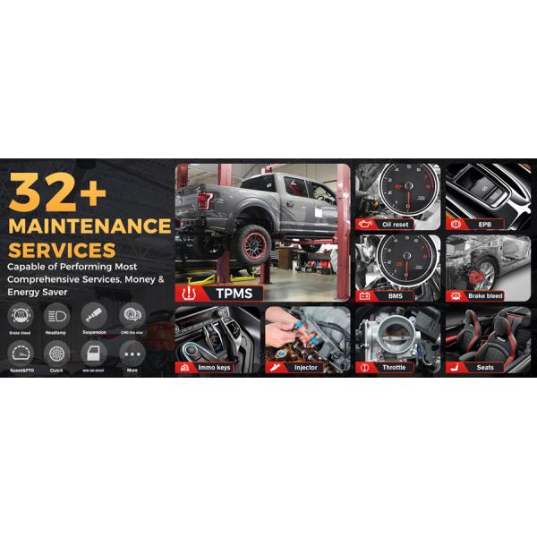 AUTEL MaxiDAS DS808S-TS Diagnostic Tool with Advanced ECU Coding & TPMS Services Upgraded of MP808S/ DS808TS