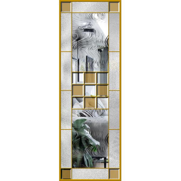 Original Artwork Architectural Decorative Stained Glass Door Panels Nouveau Art Deco