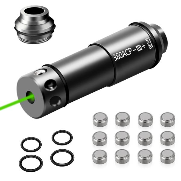 Buy OEM / ODM Laser Training Cartridge Bright Green 380ACP Caliber at wholesale prices