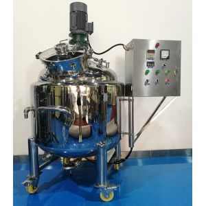 50L Hydraulic Lifting Cream Cosmetics Vacuum Emulsifier Mixer