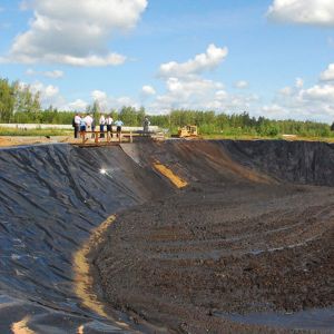 Agricultural Geomembrane Pond Liner 1mm Waterproof HDPE Landfill Geomembrane