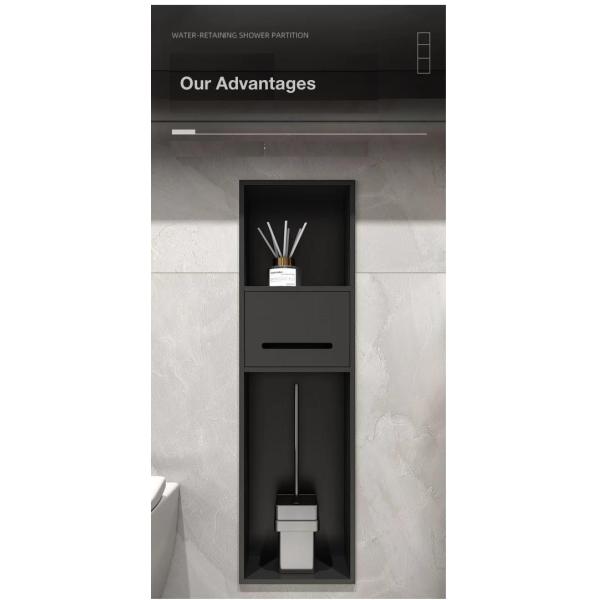 Upgrade Your Bathroom with a Sleek Stainless Steel Shower Niche and Waterproof Design