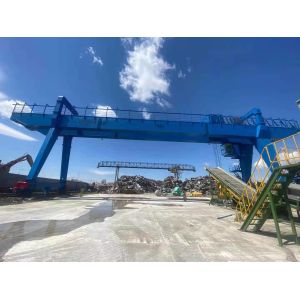 Customized Double Girder Hook Gantry Crane 50T 3 Phase