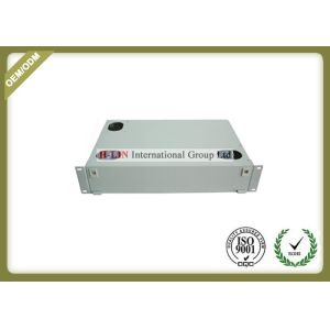 4U 72 Ports Rack Mounted Fiber Optic Distribution Box For FTTH / LAN / WAN /