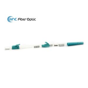 Blue Green Aqua Violet LC Fiber Connectors In Short Or Standard Boot Pull Proof
