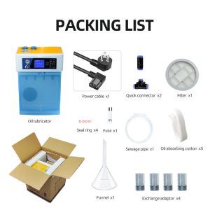 50w HD Screen Dental Handpiece Lubrication Machine Cleaning Lubricating Machine