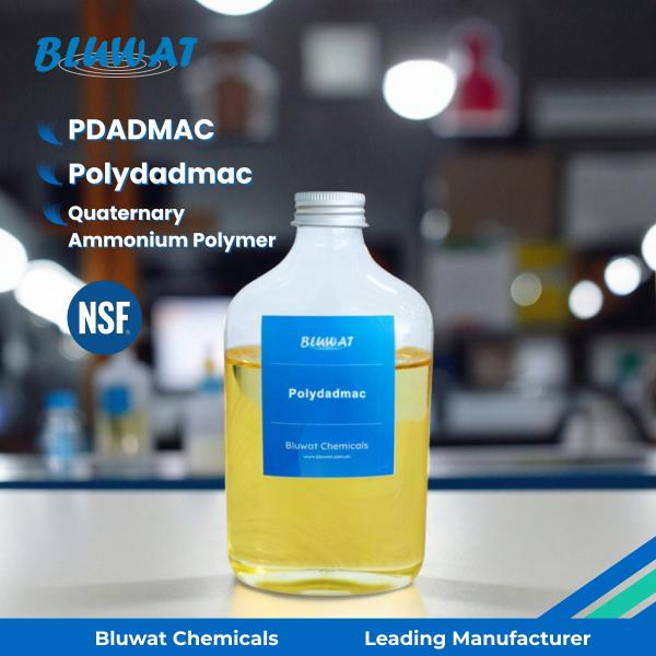 Quaternary Ammonium Polymer (PolyDADMAC) Polyamine Coagulant for Industrial