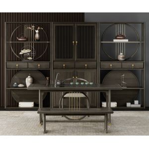 1000*350*2000mm Antique Wood Shelf