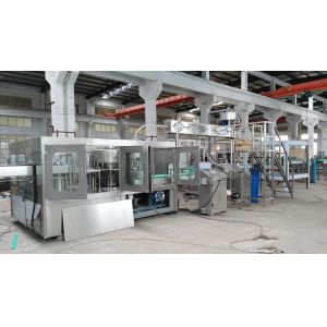 Stainless Steel Automatic Bottle Filling Machine Water Bottle Rinsing Filling