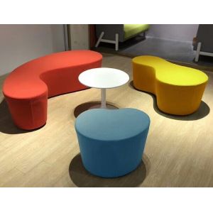 Public Area Sofa For Rest Room Fabric Couch