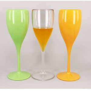 Party 150ml Plastic Champagne Glasses Cocktail Plastic Wine Goblet Customized
