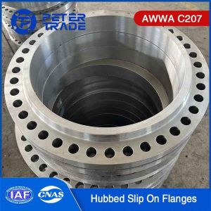 China AWWA C207 Standard Steel Hub Flanges Class D 150-175 PSI For Waterworks Services on sale